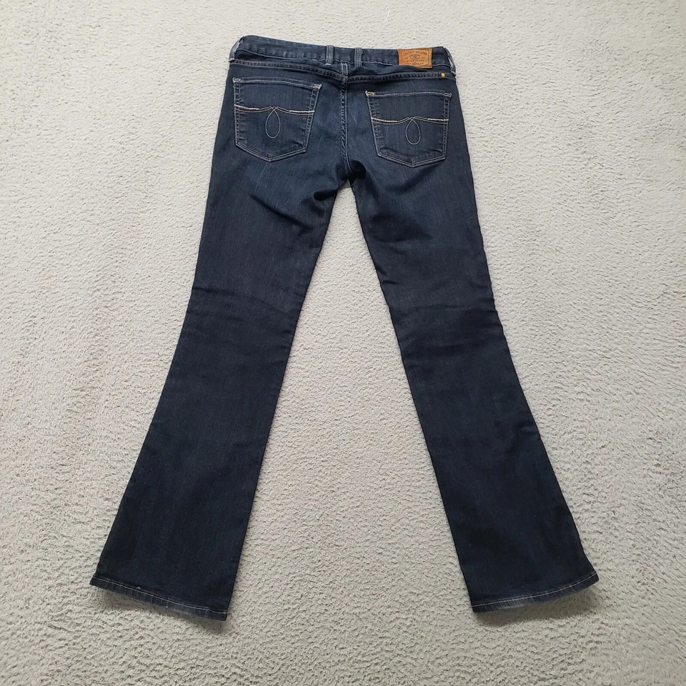 Lucky Brand Jeans Womens 2/26 Blue Denim Ankle Lola Bootcut Pockets Casual - Image 2 of 4
