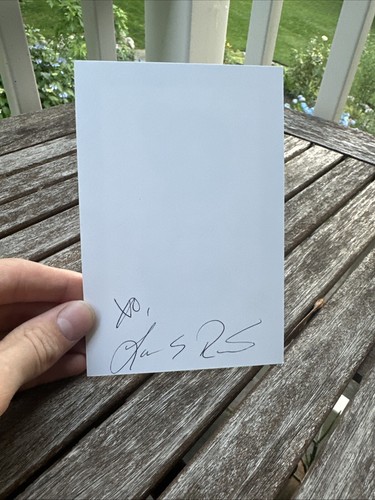 Autographed Virch Card By Laura Resau - Picture 2 of 2