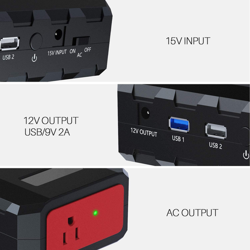 Cargador portátil de 88,8 Wh|65 vatios con salida de CA, un súper portátil de viaje B - Imagen 4 de 12