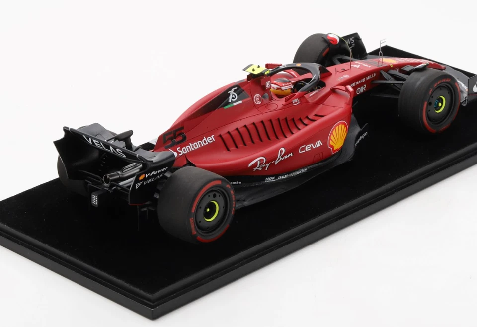 Ferrari F1-75 Carlos Sainz Bahrain GP 2022 1:18 LS18F1042 BRAND NEW RED - Image 4 of 4