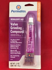 PERMATEX 80036 VALVE LAPPING GRINDING COMPOUND 34A 1.5 OZ TUBE SEAT