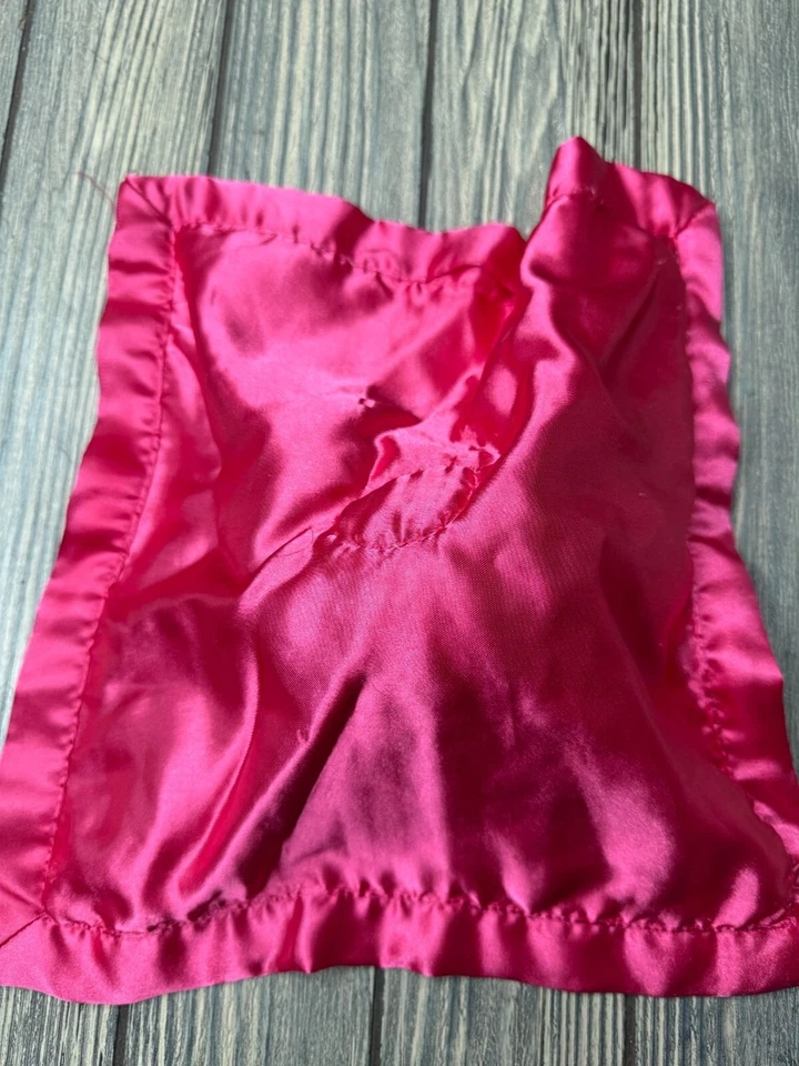 Manta de seguridad de felpa elefante satinado rosa Walmart Parents Choice Lovey Foto 2 de 4