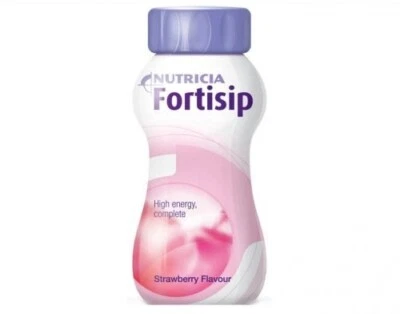 Fortisip Strawberry 200ml x 24 Nutrional Supplement Drink by Nutricia