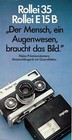 Broschüre Rollei 35 Rollei E15B Technische Daten German