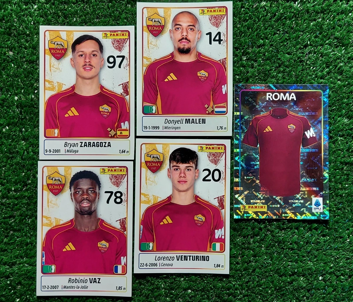 Lot De 24 Figurines Panini Cagliari Calcio – Saison 2010-11 – NEUVES Non Collées