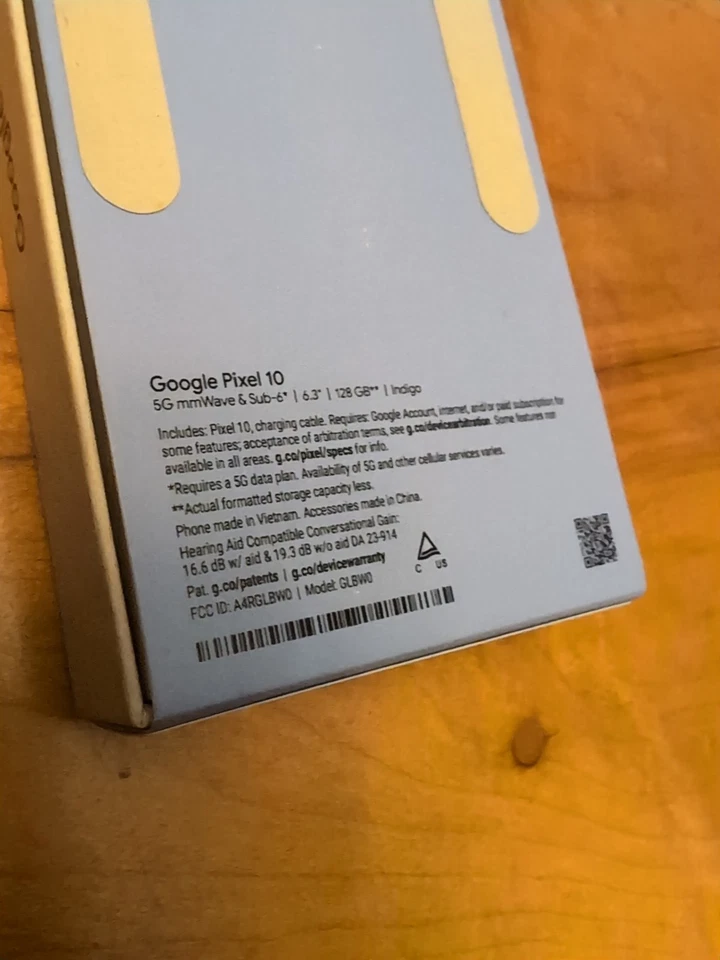 Google Pixel 10 - Brand New Sealed Factory Unlocked 128gb - Indigo Blue - Image 4 of 4