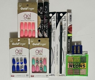 Kiss Press Ons  Long And More. Mixed makeup lot high end SS05 See Description