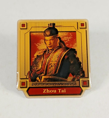 Zhou Tai - Dynasty Warriors metal badge pin (Koei Japan) Shin Sangoku Musou