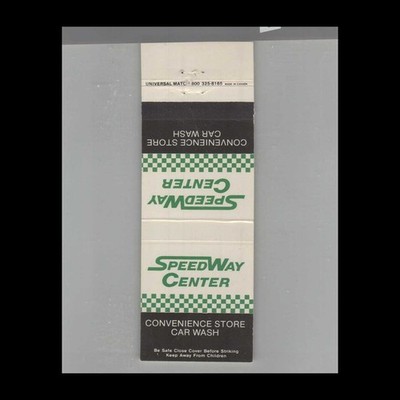 Matchbook Cover Car Wash SpeedWay Center Car Wash