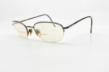 GIORGIO ARMANI 255 1145 Italy Gray/Brown Half Rimless 54-20-145 Eyeglasses Frame