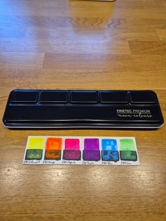 Finetec Premium Neon Colours 6er Set im Metallkasten