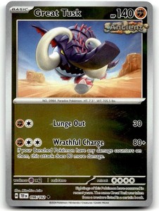 Great Tusk 096/162 Temporal Forces Reverse Holo