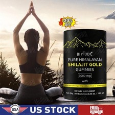 Himalayan Shilajit GOLD Gummies, Organic, Extremely Potent 3000 mg, Fulvic Acid