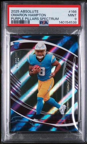2025 Panini Absolute Omarion Hampton Base (PSA 9)
