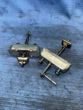 90-96 Nissan 300zx Z32 Door Stop Stay Bracket OEM Left Right Set Jamb LH RH