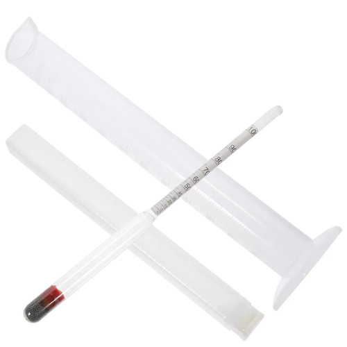 Cabilock Triple Scale Alcohol Hydrometer Kit with 100 ml Measuring Cylinder
