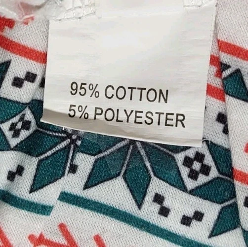 Pijamas de Navidad de 2 piezas talla M para mujer de algodón con cintura elástica Foto 4 de 4