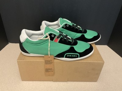 New! Men's DIESEL  The Bays  Jelly Bean/Black Sneakers/Shoes. Size 7. Awesome!