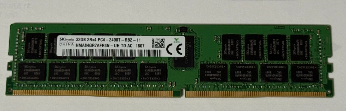 Samsung 【ジャンク・不良メモリ】RDIMM DDR4-2400 32GB 2Rx4 2Rx8 8枚