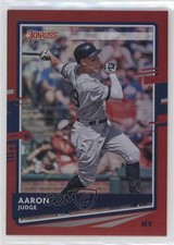 2020 Panini Donruss Photo Variation Holo Red Aaron Judge (After Swing) #111 uk2
