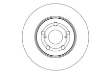 TRW Bremsscheibe Vorne belüftet für Toyota Yaris P21 PA1 PH1