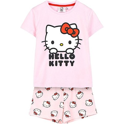 Schlafanzug kurz Hello Kitty - Shorty für Mädchen Gr.104-140 cm 