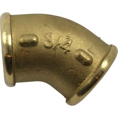 Maestrini Brass Compact 45 Degree Elbow (3/4'' BSP Female)