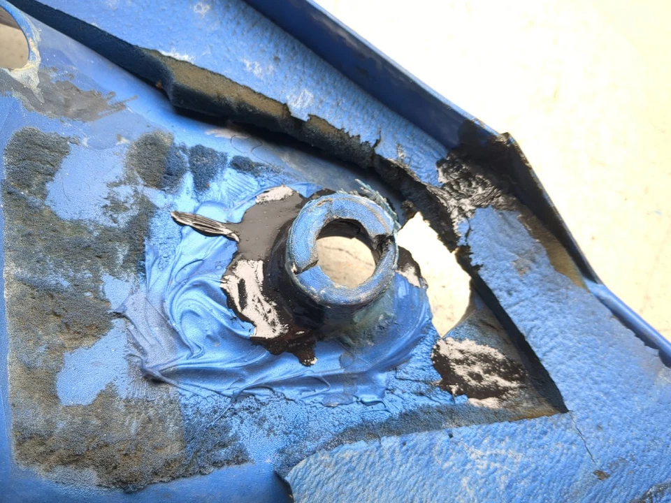 00-02 Kawasaki Ninja ZX6R ZX6 Right Side Mid Fairing Cover Panel - Image 3 of 4