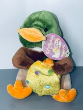 Russ Berrie Mama Duck Baby Duck Plush Mom With Baby Spring Surprises Stuffed
