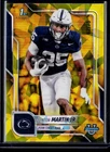 2025 Bowman Chrome University Sapphire Football Yellow Quinton Martin Jr. #167