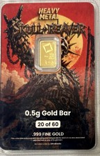 0.5g Gold Bar Heavy Metal Skull Reaver Assay Certified Low Population 20/60?? 6531.73 per troy oz