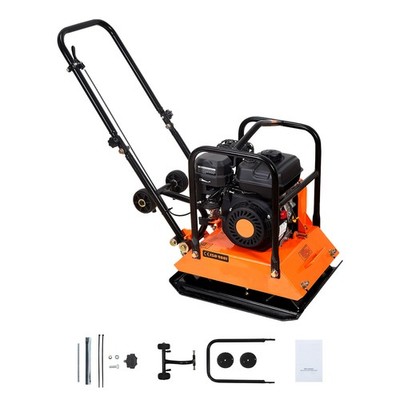 Uimoso 6.5HP Plate Compactor 5700VPM 4047lbs Vibrating Ground Rammer forPavement