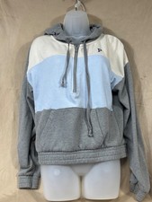 XS Victoria's Secret PINK half zip long sleeve jacket with hood