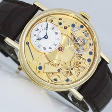 OROLOGIO BREGUET TRADIZIONE CLASSIQUE 38mm CARTA 2019 ref. 7027 BA/11/9V6 ORO
