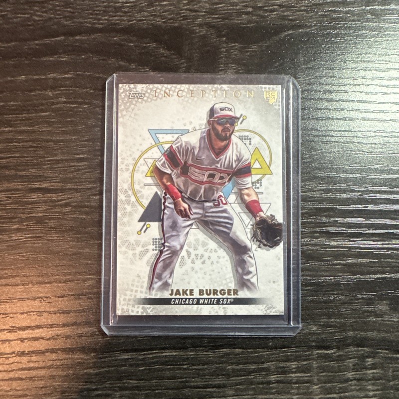 2022 Topps Inception #4 Jake Burger rookie RC card White Sox ⚡️