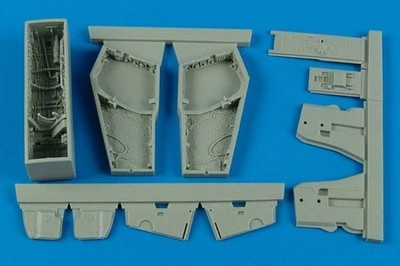 F-4B/N Phantom II wheel bays f. Academy / 1:48 - Aires 4579