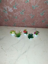 5 x Nostalgie Pflanze Kaufladen Blumenladen-Garten-Puppenhaus-Puppenstube-Markt