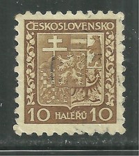 CZECHOSLOVAKIA 153 USED ARMS ISSUE OF 1929-37