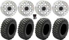 System 3 SB-7 15" Wheels Mh (6+1) 32" Crawler XR Tires Kawasaki Mule Pro FXT