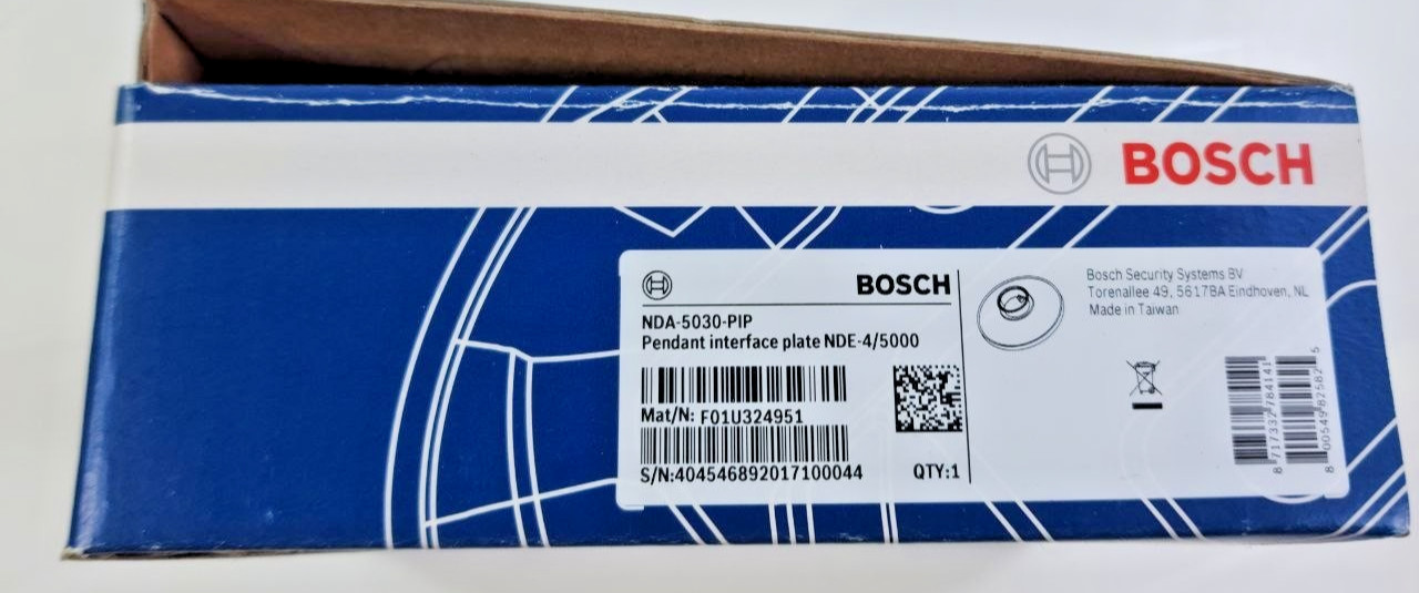 Bosch NDA-5030-PIP Pendant Interface Plate for NDE-4/5000 Security Camera