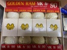 NEW Vintage Golden Ram Mark IV 90 Golf Balls 12 Sealed Sleeves NOS