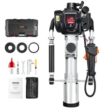 [VEVOR]37.77cc Gas-Powered T Post Driver,4-Stroke Engine Gasoline Fence Piling P