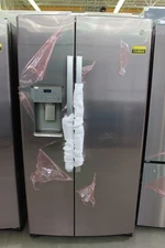 GE GSS25IYNFS 36" Stainless 25.1 Cu. Ft. Side By Side Refrigerator NOB #154864