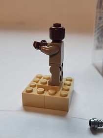 Lego Mace Windu 7868 8019 The Clone Wars Star Wars Minifigure W/ Display 