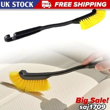 1pc Car Wheel Rim Cleaning Brush Curved Flexible Tire Hub Wash Tool