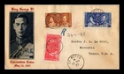 Dr Jim Stamps St. Christopher & Nevis 1937 King George VI Coronation 3v Set FDC