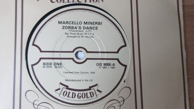 Marcello Minerbi/Nini Rosso Zorba's dance/Il Silenzio 7'' 1980 *MINT*