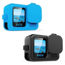 Silicone Case for GoPro Hero 13 with Screen Protector, Battery Side Cover, Lens