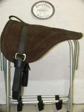 LEATHER BAREBACK ADULT SADDLE PAD by RIDERS CHOICE ~BROWN