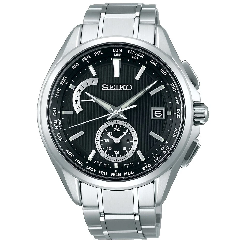 Seiko Wristwatches with World Time